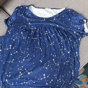 Blue Starry Night Constellation XXL PAJAMA SET
